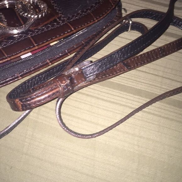 Brighton brown and black leather Crossbody EUC - Picture 8 of 8